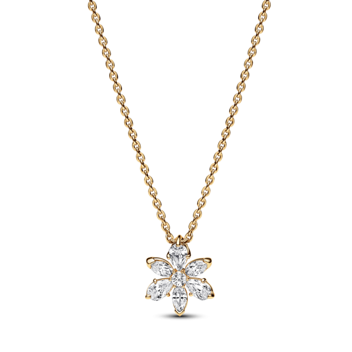 Sparkling Herbarium Cluster Pendant Necklace