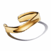 Organically Shaped Broad Open Bangle - Image 3