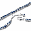 Sparkling Blue Tennis Bracelet - Image 3