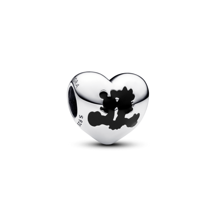 Disney Mickey Mouse & Minnie Mouse Heart Charm